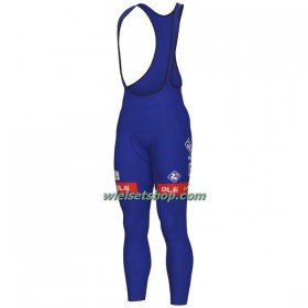 Fietsbroek Lang met Bretels 2022 Groupama-FDJ - Blauw